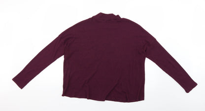 Womens UK Size M H&M Purple Basic Blouse