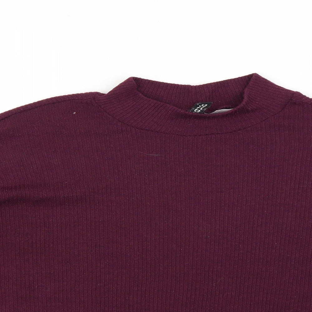 Womens UK Size M H&M Purple Basic Blouse