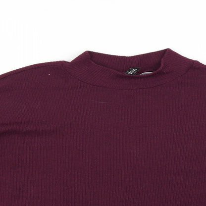 Womens UK Size M H&M Purple Basic Blouse