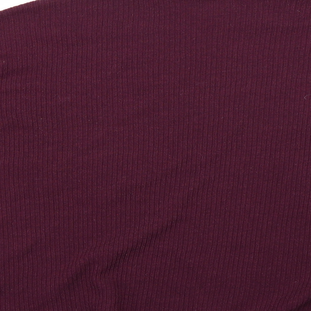Womens UK Size M H&M Purple Basic Blouse