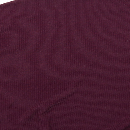 Womens UK Size M H&M Purple Basic Blouse