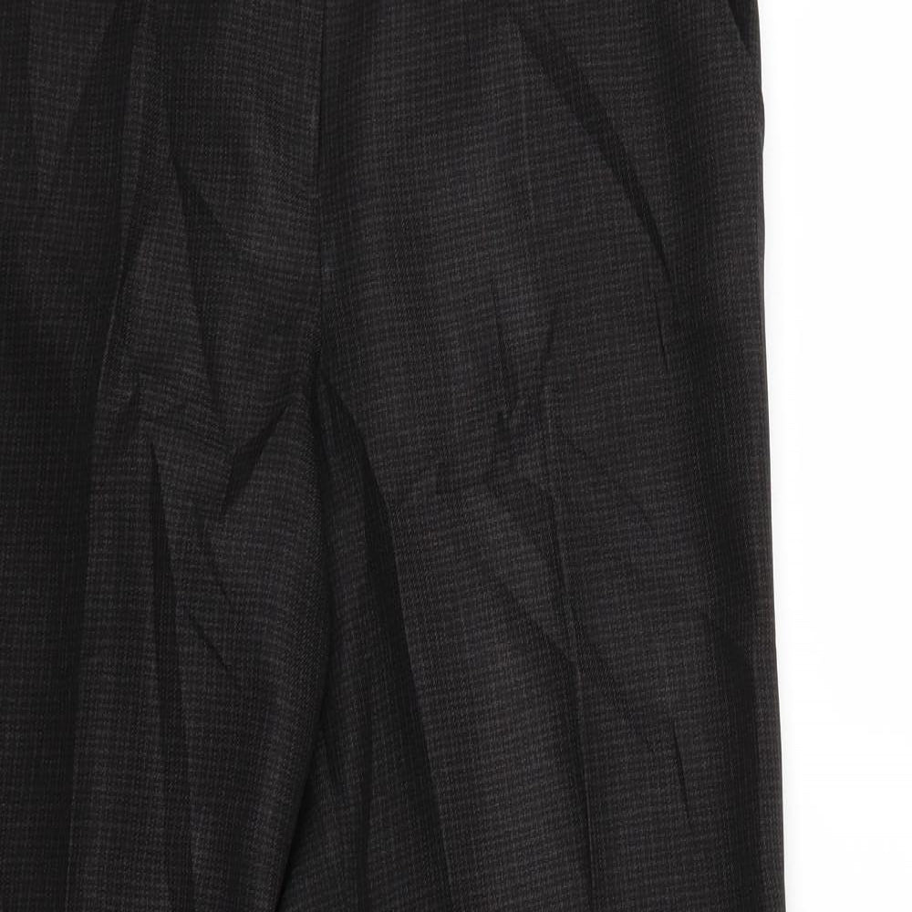 F&F Womens Brown Check  Trousers  Size 12 L26 in