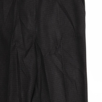 F&F Womens Brown Check  Trousers  Size 12 L26 in