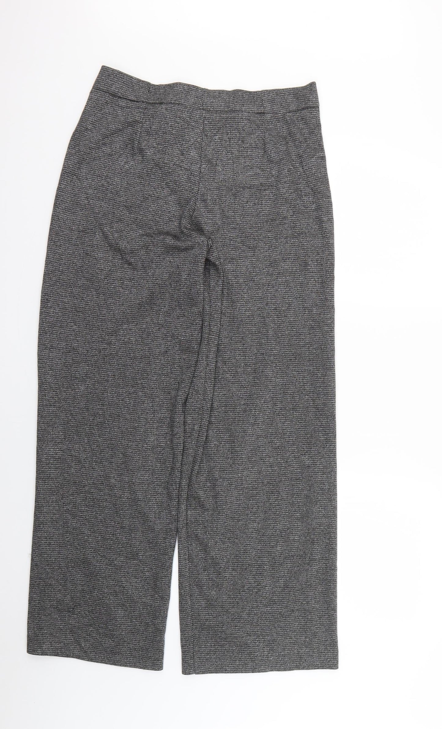 TU Womens Grey Check  Trousers  Size 14 L28 in