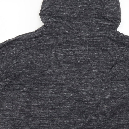 PINK Womens Grey Geometric  Full Zip Hoodie Size XS
