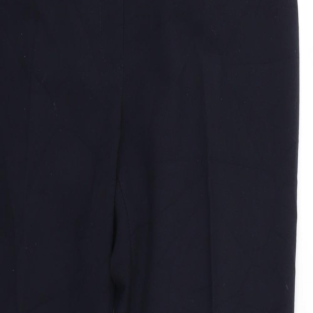 Womens UK Size 10 Marks and Spencer Regular Fit  Blue Trousers
