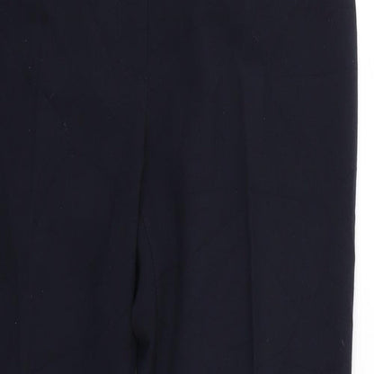 Womens UK Size 10 Marks and Spencer Regular Fit  Blue Trousers