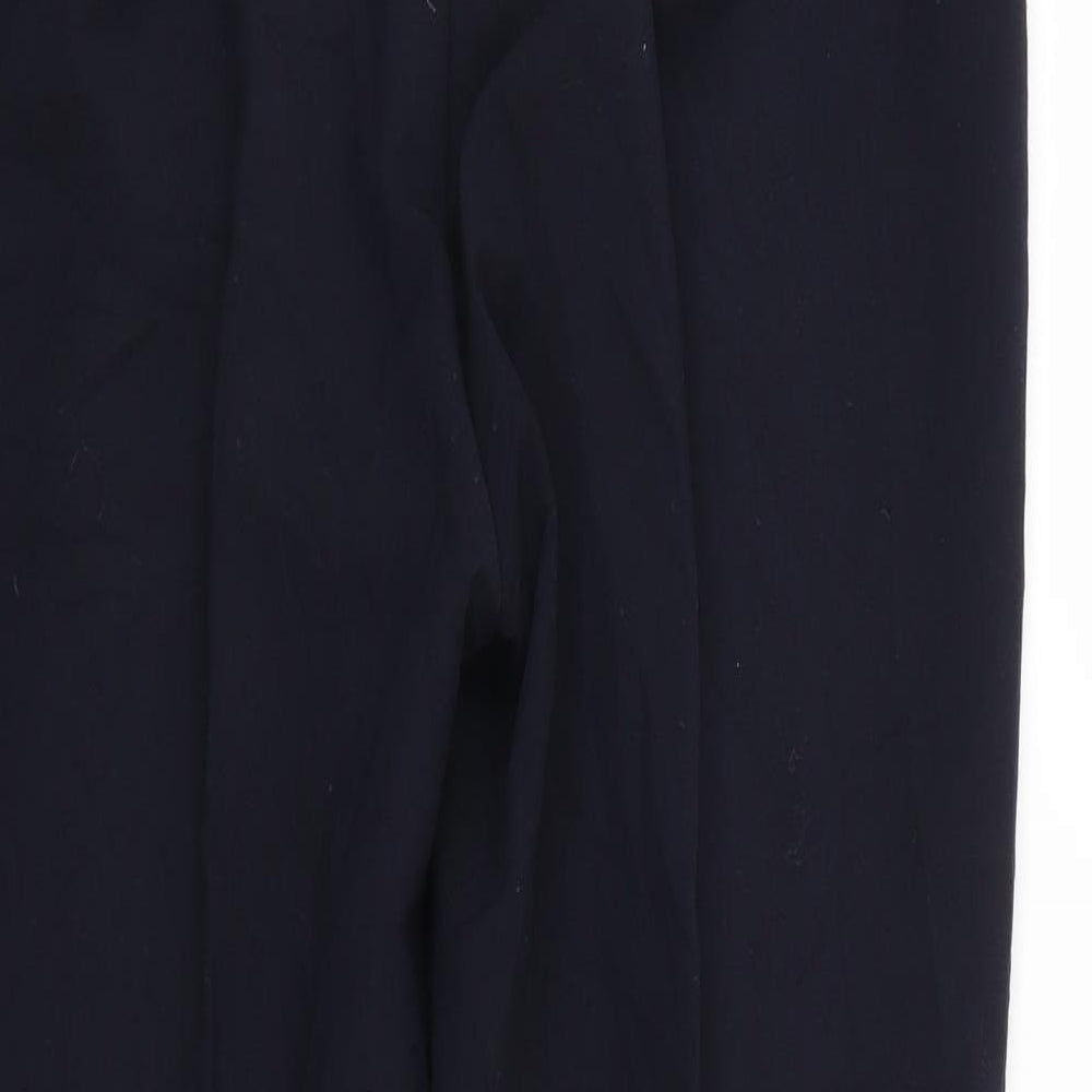 Womens UK Size 10 Marks and Spencer Regular Fit  Blue Trousers