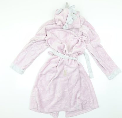 heidz Girls Purple Geometric  Top Robe Size 13 Years