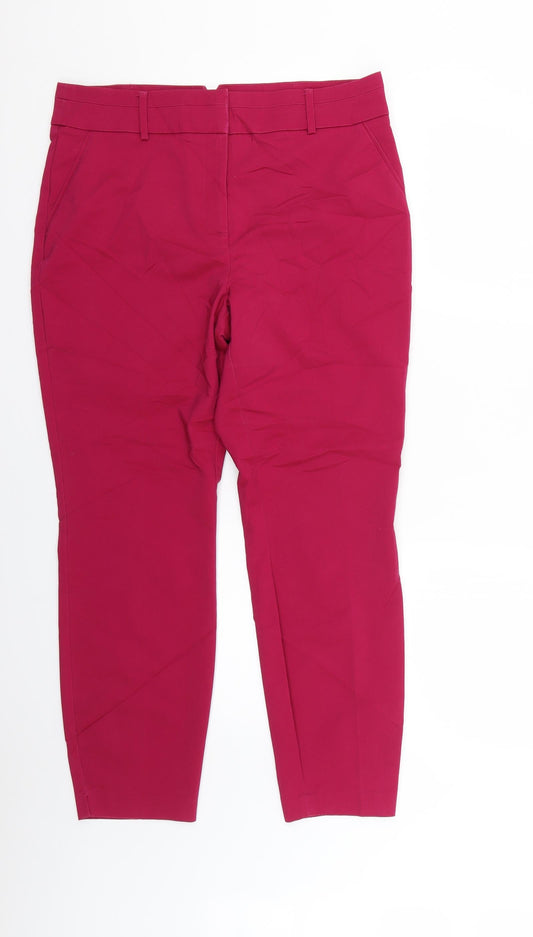 Womens UK Size  Papaya Regular Fit  Pink Trousers