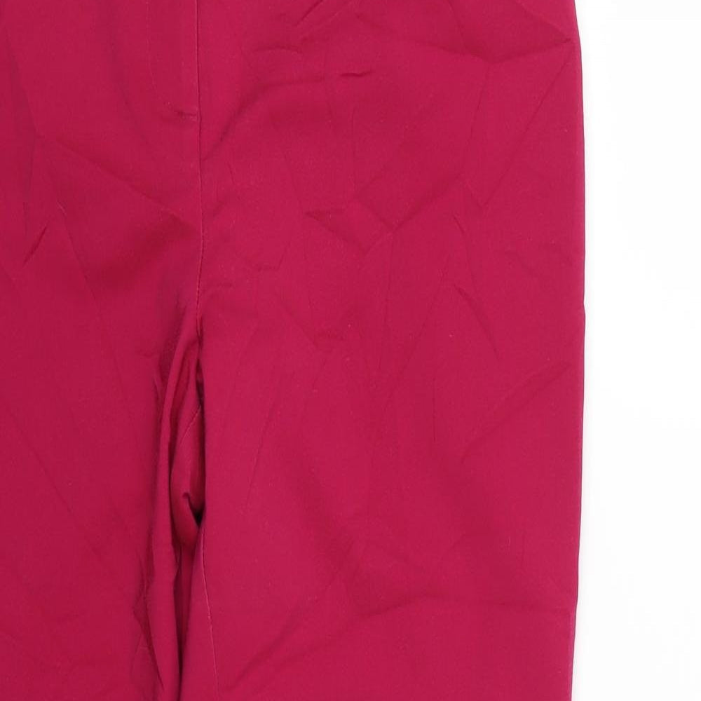 Womens UK Size  Papaya Regular Fit  Pink Trousers