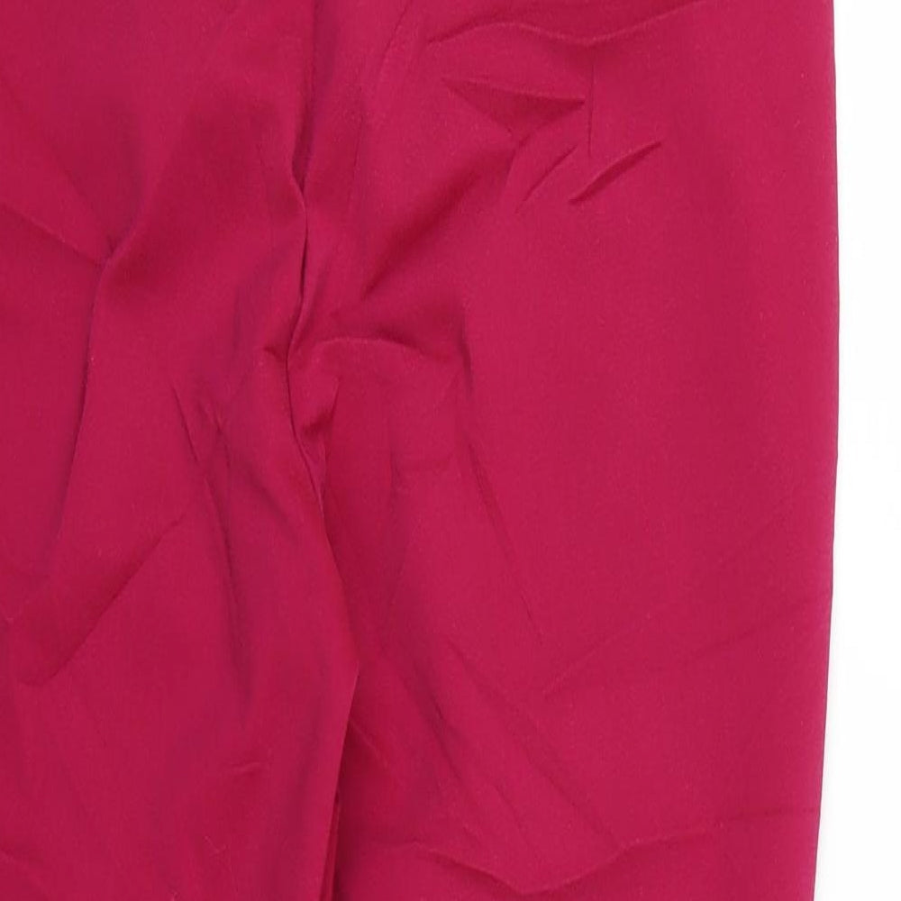 Womens UK Size  Papaya Regular Fit  Pink Trousers
