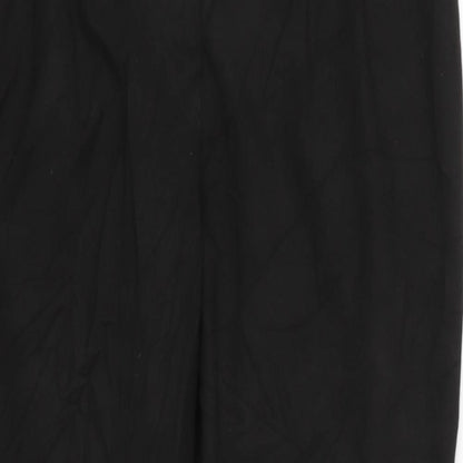 Womens UK Size 12 NEXT Regular Fit Sweatpants Black Trousers