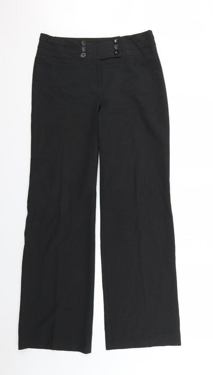 Womens UK Size 10 Marks and Spencer Regular Fit  Grey Trousers