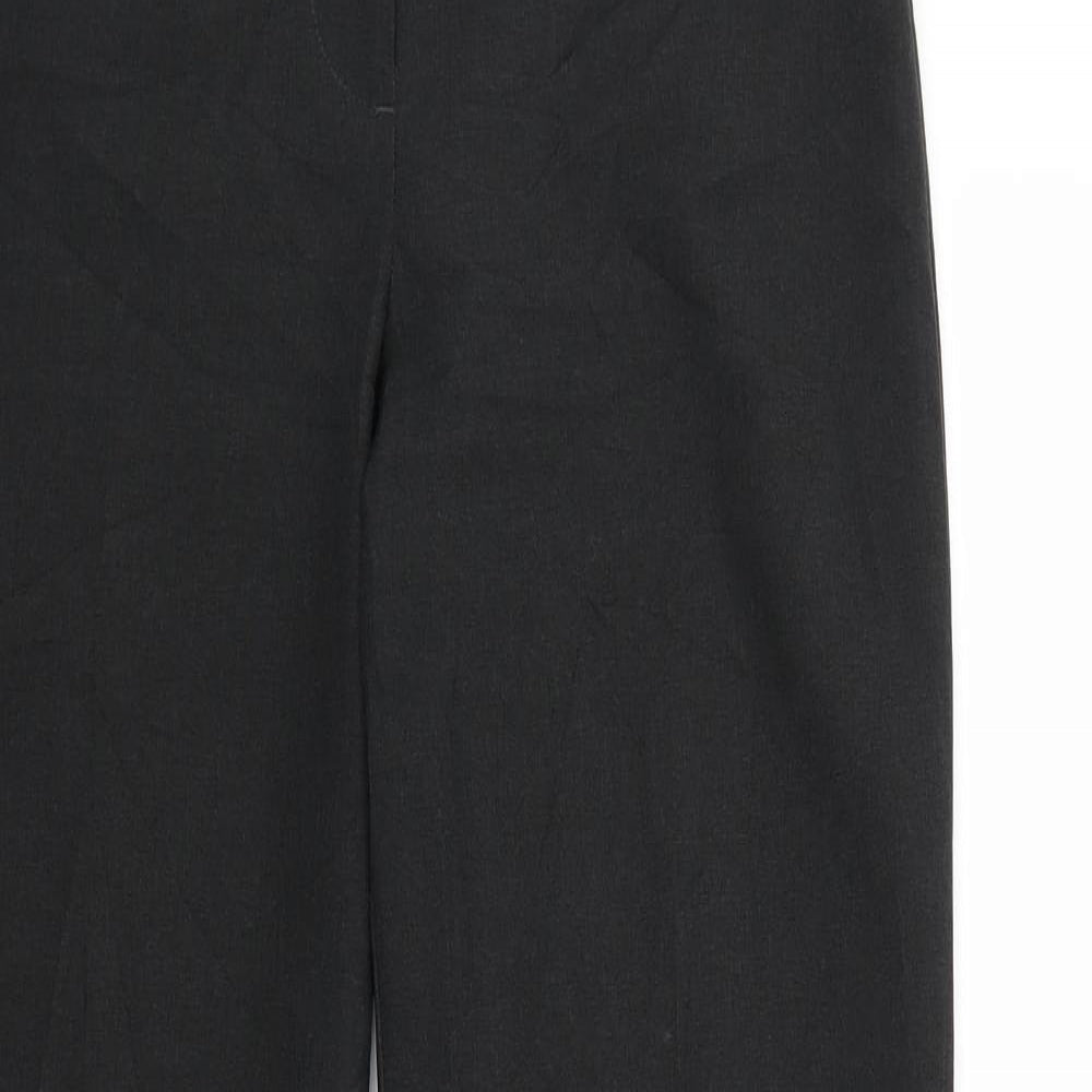 Womens UK Size 10 Marks and Spencer Regular Fit  Grey Trousers