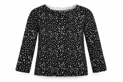 Womens UK Size 8 Papaya Black Pullover Jumper