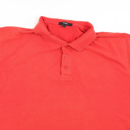 George Mens Red    Polo Size L