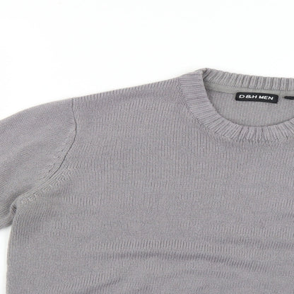 d&h men Womens Grey   Pullover Jumper Size L