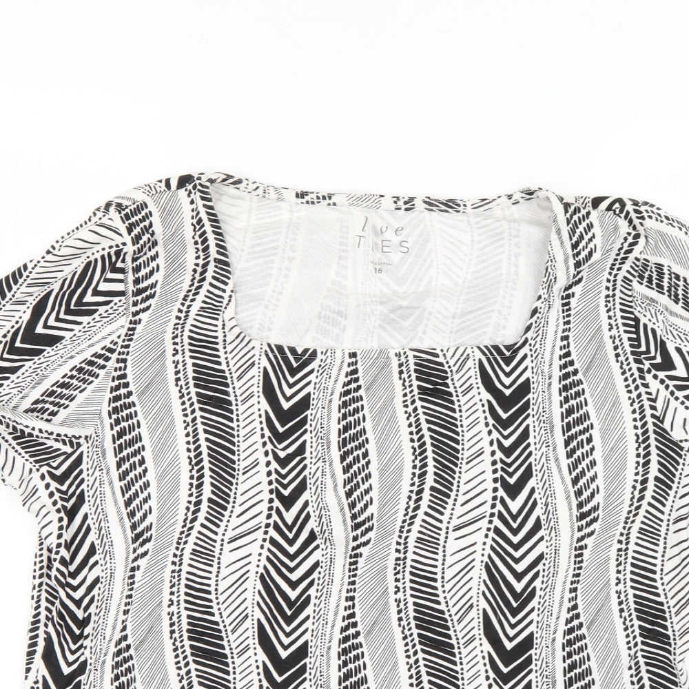 Womens UK Size 16 love tees Multicoloured Basic T-Shirt