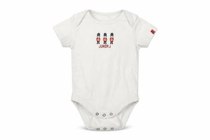 Junior J Baby White   Babygrow One-Piece Size 3-6 Months