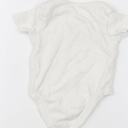Junior J Baby White   Babygrow One-Piece Size 3-6 Months