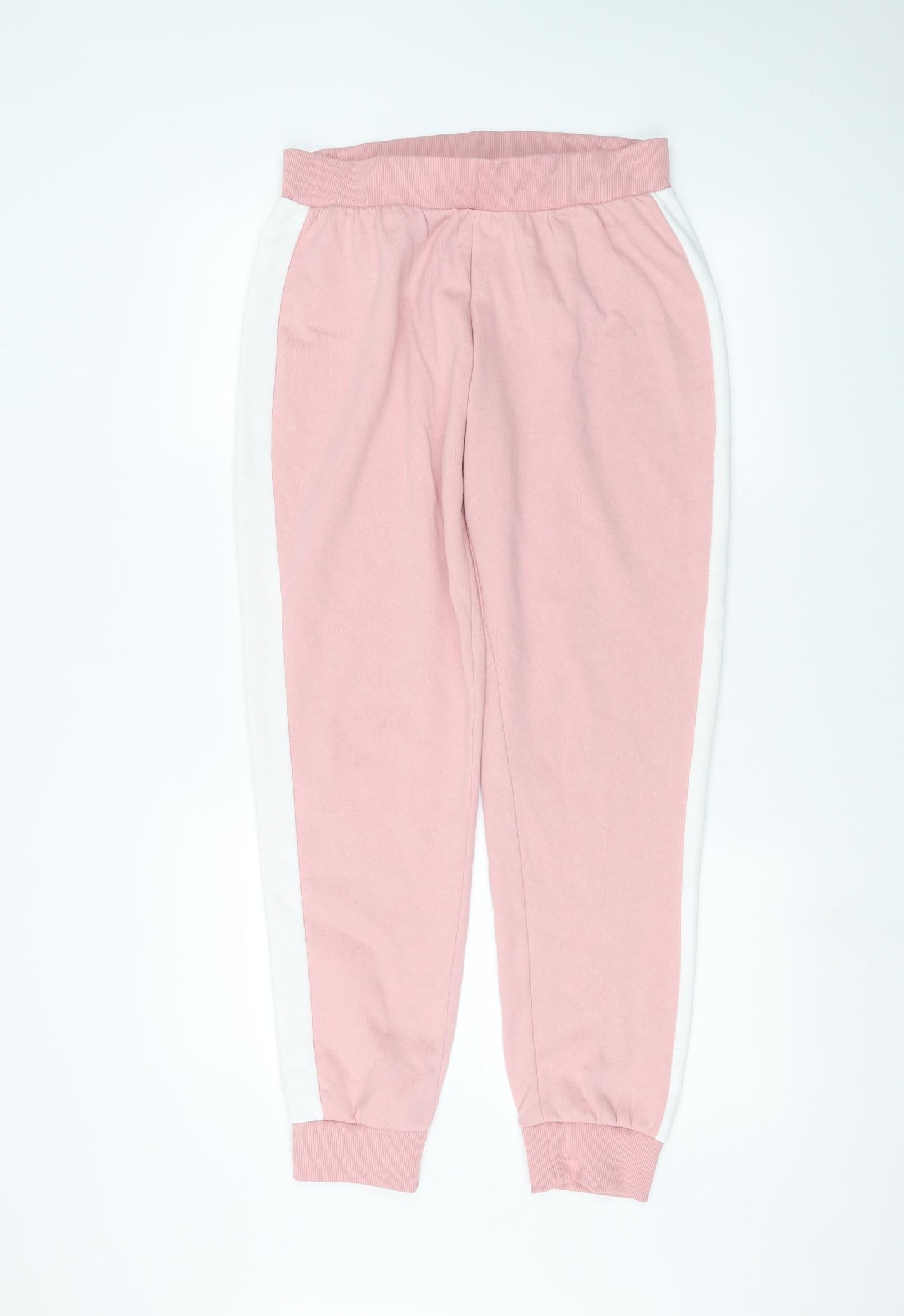 Womens UK Size M Papaya Regular Fit Sweatpants Pink Trousers