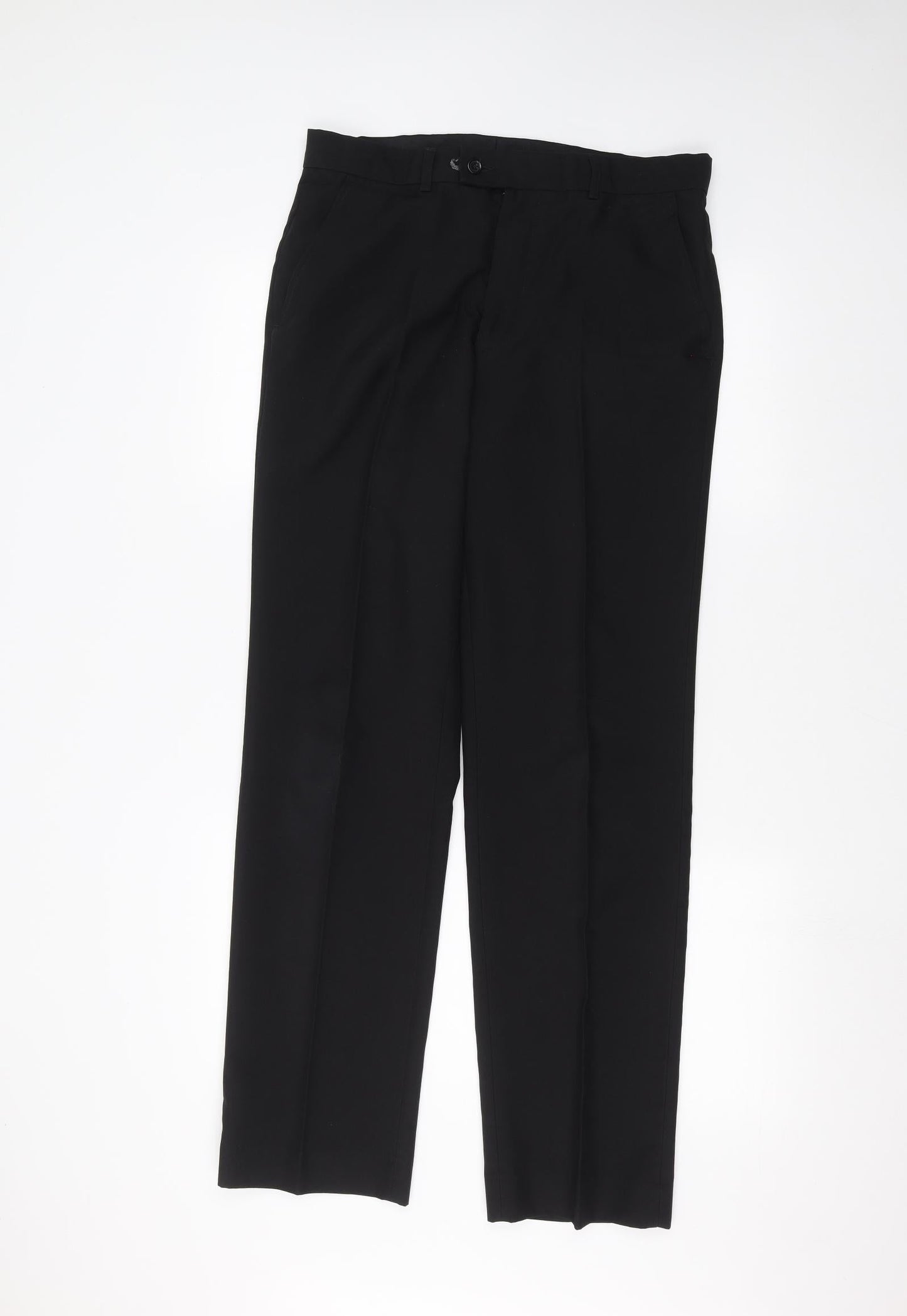 F&F Mens Black   Trousers  Size 32 in L32 in