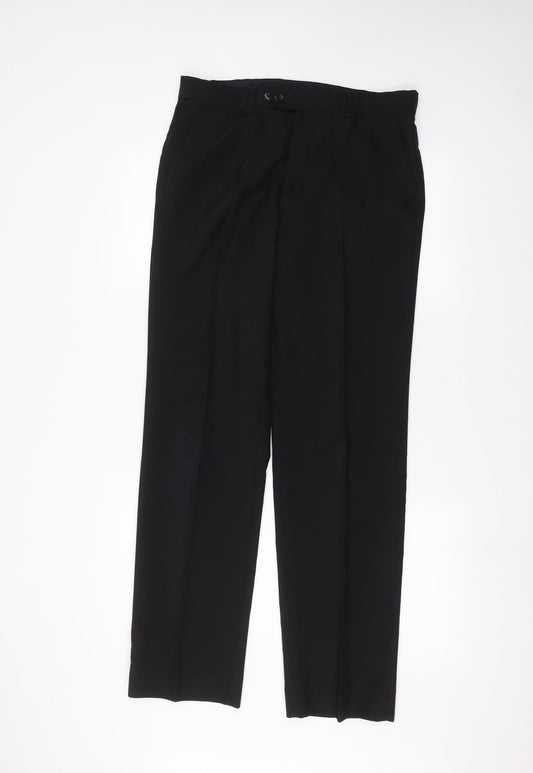 F&F Mens Black   Trousers  Size 32 in L32 in