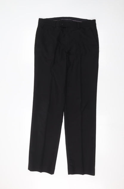 F&F Mens Black   Trousers  Size 32 in L32 in