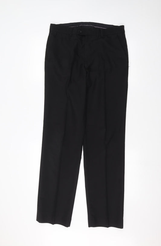F&F Mens Black   Trousers  Size 32 in L32 in