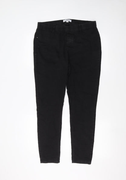 Dorothy Perkins Womens Black   Straight Jeans Size 14 L28 in