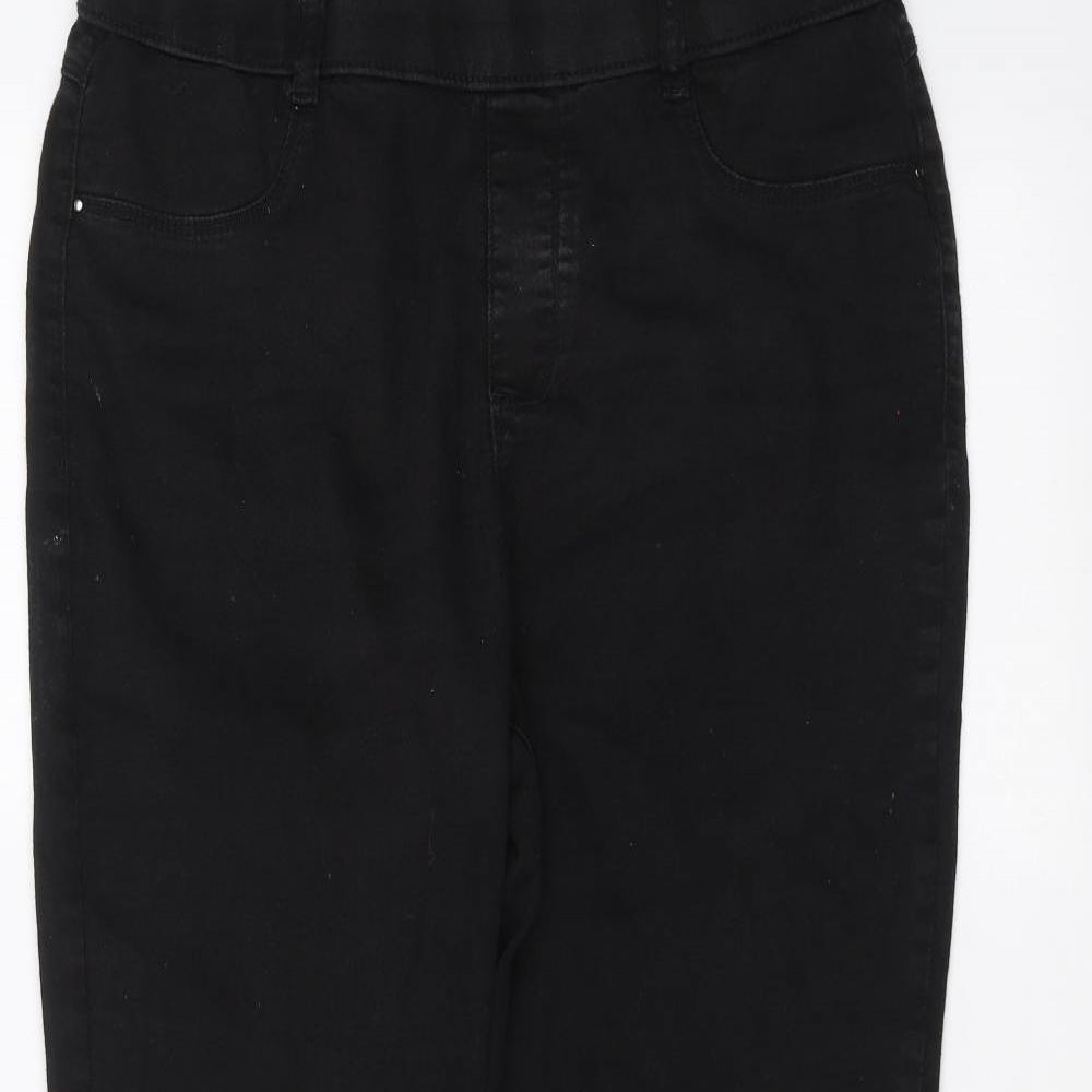 Dorothy Perkins Womens Black   Straight Jeans Size 14 L28 in