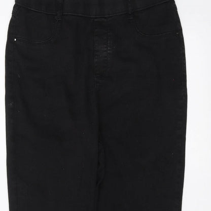 Dorothy Perkins Womens Black   Straight Jeans Size 14 L28 in