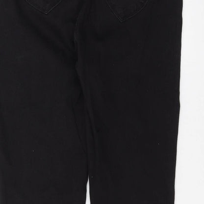 Dorothy Perkins Womens Black   Straight Jeans Size 14 L28 in