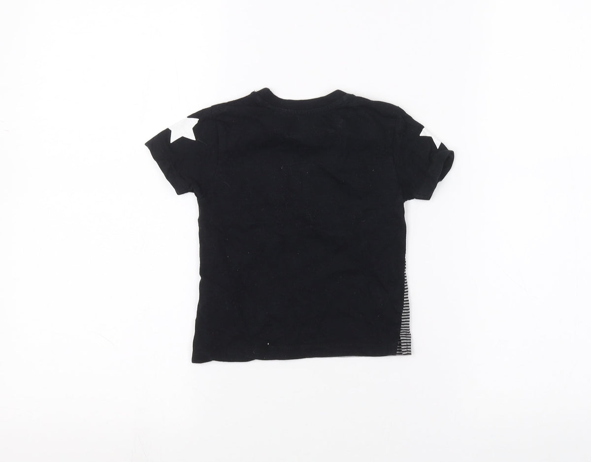 Primark Baby Black   Basic T-Shirt Size 12-18 Months