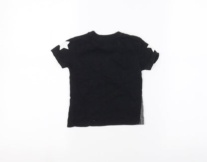 Primark Baby Black   Basic T-Shirt Size 12-18 Months