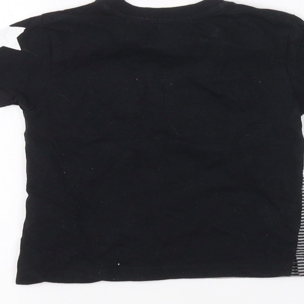 Primark Baby Black   Basic T-Shirt Size 12-18 Months
