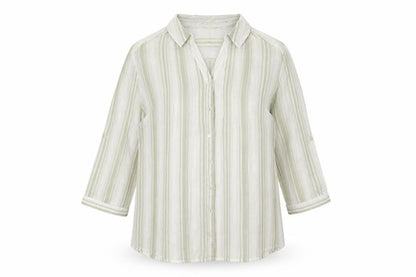 Womens UK Size 18 ISLE White Basic Button-Up