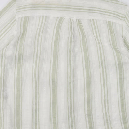 Womens UK Size 18 ISLE White Basic Button-Up