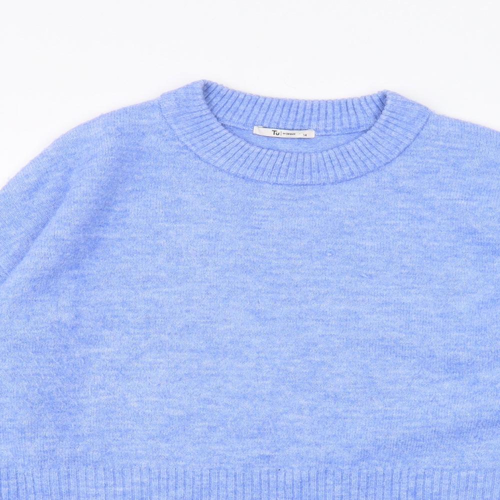 TU Womens Blue   Pullover Jumper Size 14