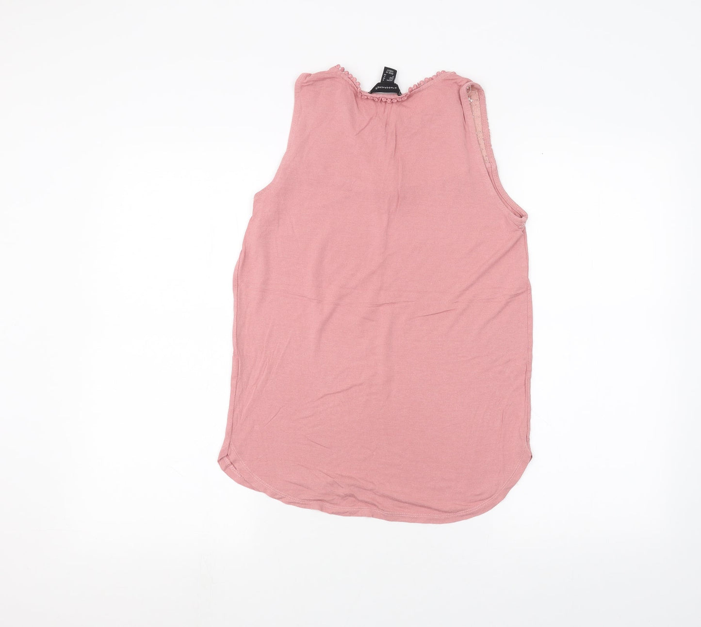Womens UK Size 8 Atmosphere Pink Basic T-Shirt