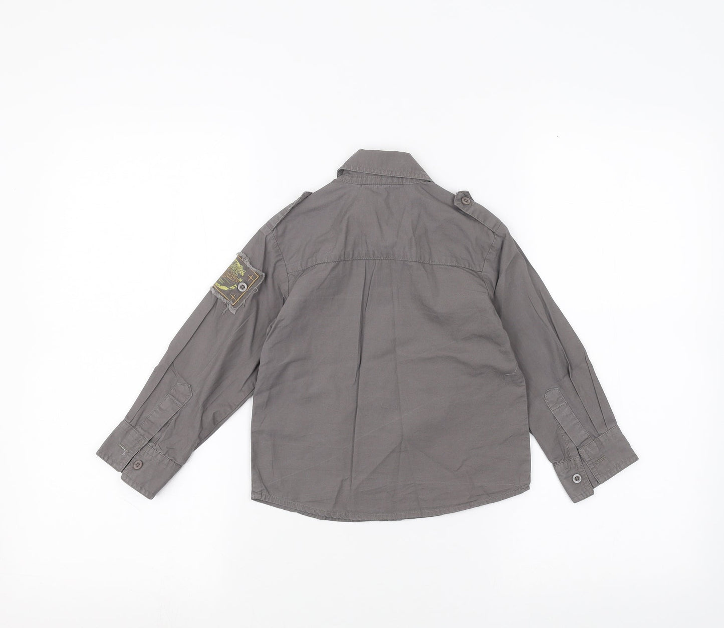 Feu Follet Baby Grey   Basic Button-Up Size 24 Months