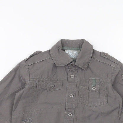 Feu Follet Baby Grey   Basic Button-Up Size 24 Months