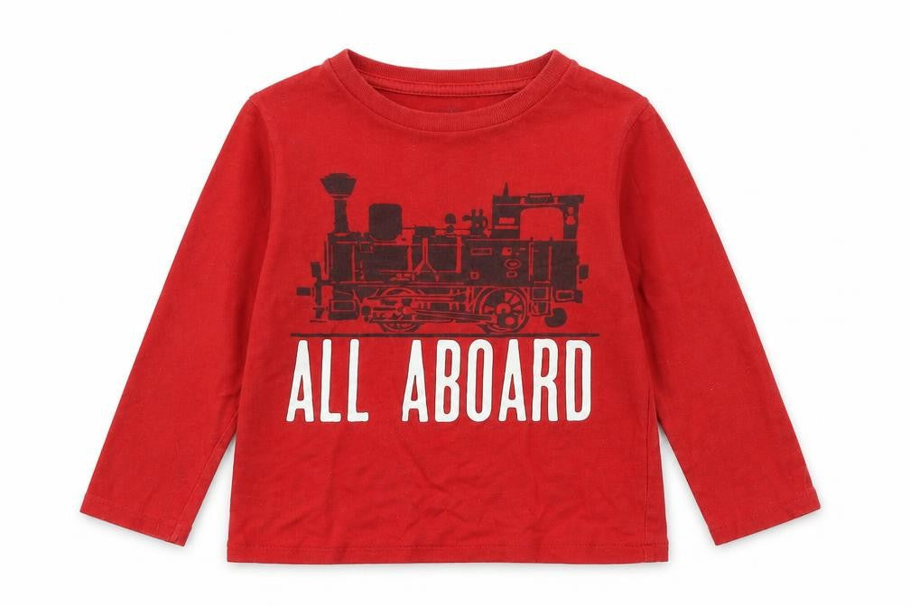 Gap Boys Red   Basic T-Shirt Size 4 Years