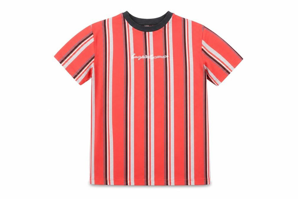 George Boys Orange Striped  Basic T-Shirt Size 7-8 Years