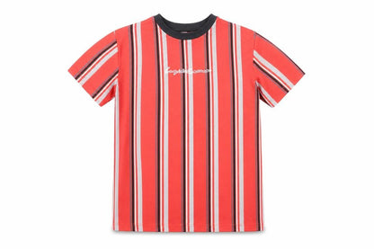 George Boys Orange Striped  Basic T-Shirt Size 7-8 Years