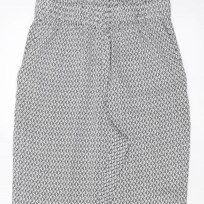 Womens UK Size 14 H&M Regular Fit  White Trousers