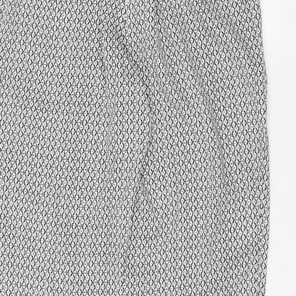 Womens UK Size 14 H&M Regular Fit  White Trousers