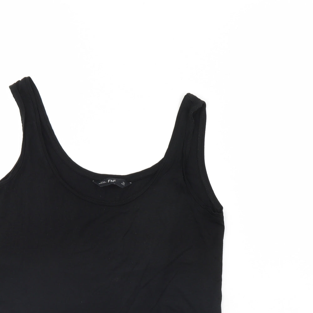 F&F Womens Black   Basic Tank Size 8