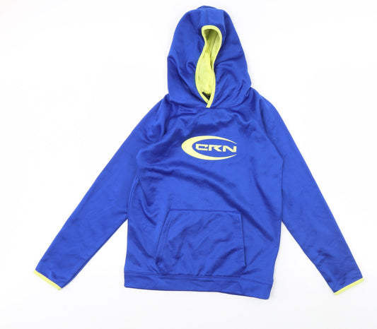 Crane Boys Blue   Pullover Hoodie Size 12 Years